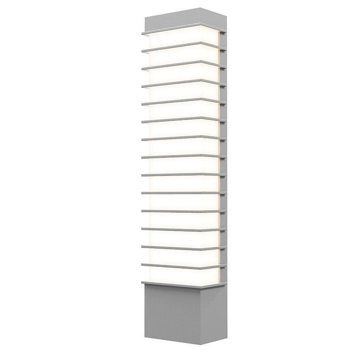 Sonneman 7411.74-WL LED Wall Sconce, Textured Gray