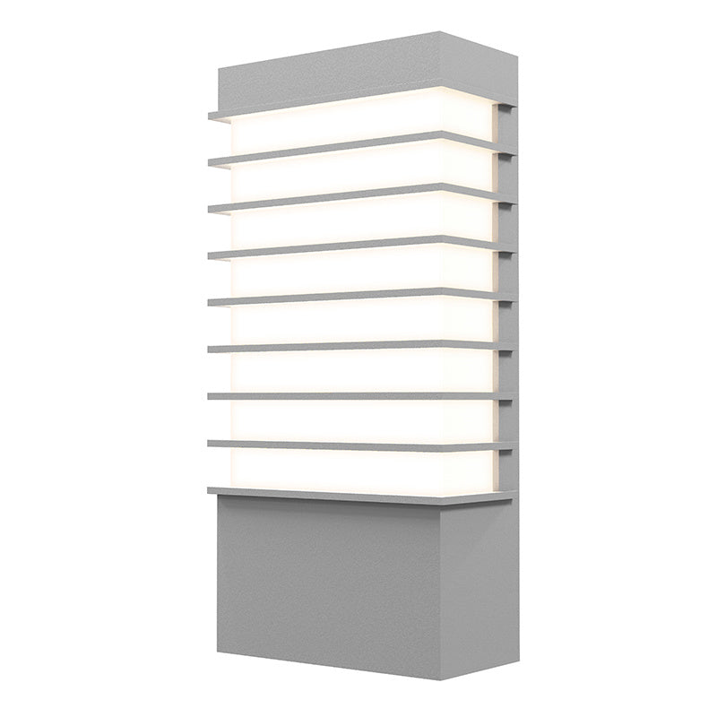 Sonneman 7412.74-WL LED Wall Sconce, Textured Gray