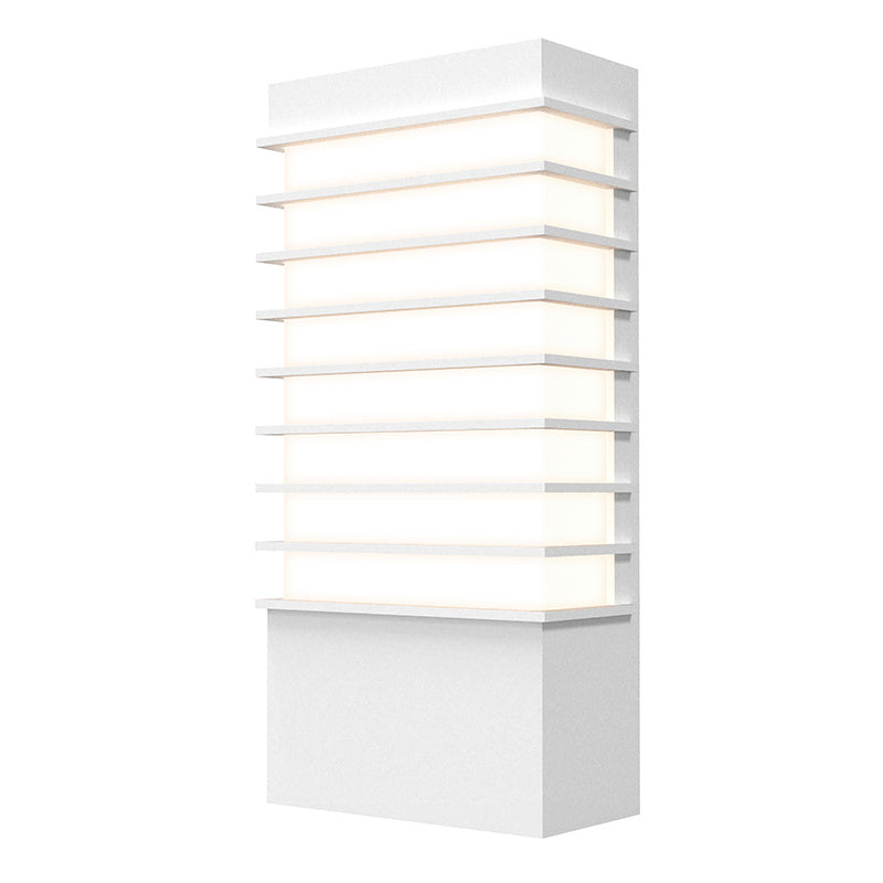Sonneman 7412.98-WL LED Wall Sconce, Textured White