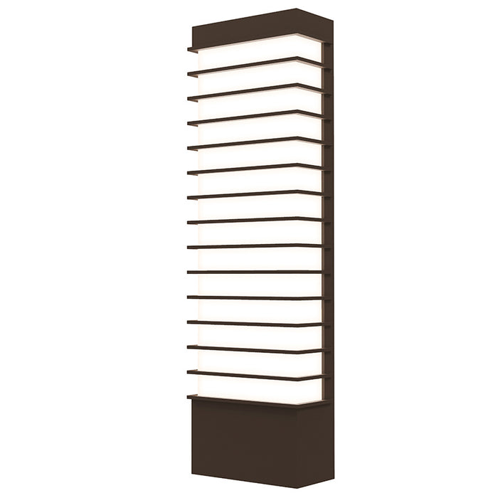 Sonneman 7413.72-WL LED Wall Sconce, Textured Bronze