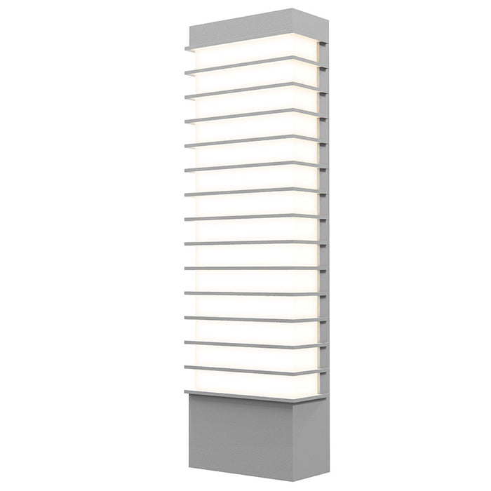 Sonneman 7413.74-WL LED Wall Sconce, Textured Gray