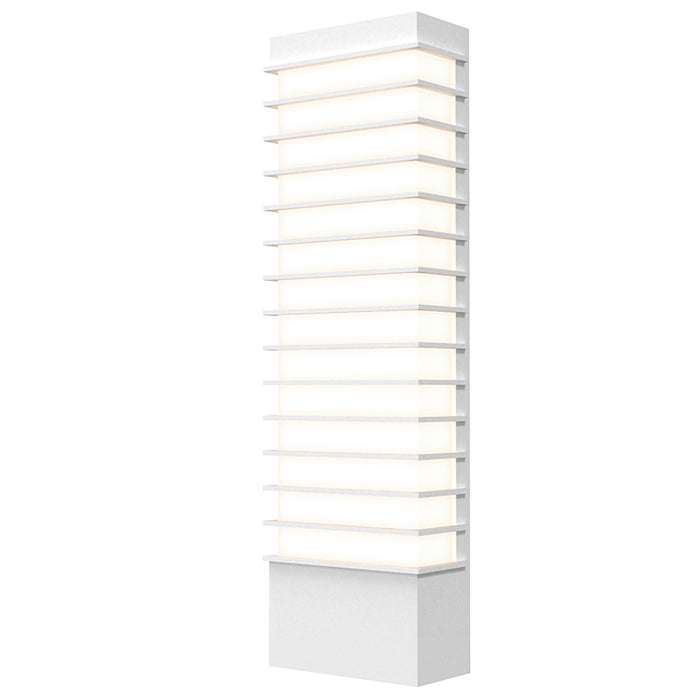 Sonneman 7413.98-WL LED Wall Sconce, Textured White