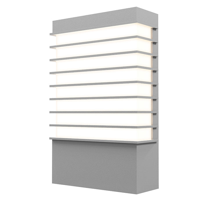 Sonneman 7414.74-WL LED Wall Sconce, Textured Gray