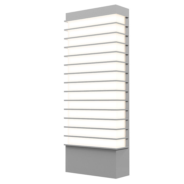 Sonneman 7415.74-WL LED Wall Sconce, Textured Gray