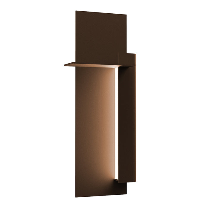 Sonneman 7434.72-WL LED Wall Sconce, Textured Bronze