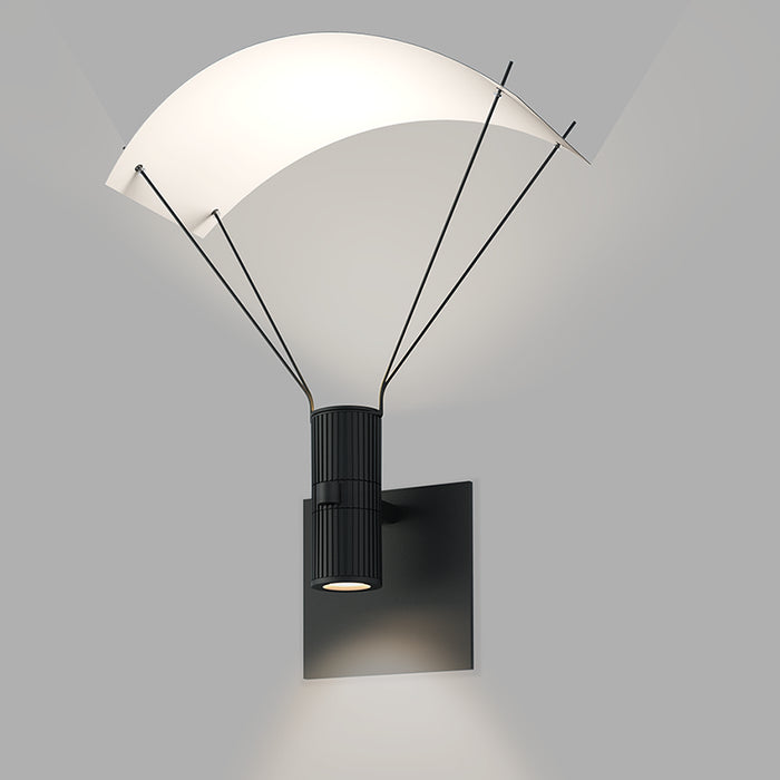 Sonneman SLS0210 One Light Wall Sconce, Satin Black