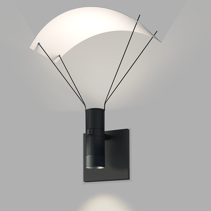 Sonneman SLS0211 One Light Wall Sconce, Satin Black