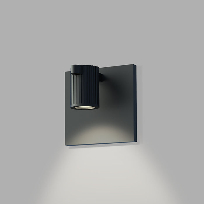Sonneman SLS0214 One Light Wall Sconce, Satin Black