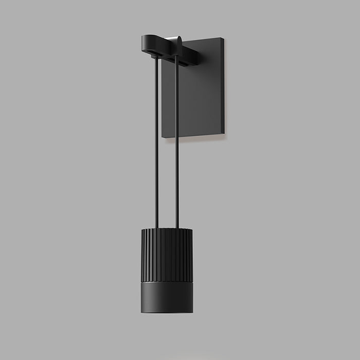 Sonneman SLS0219 One Light Wall Sconce, Satin Black