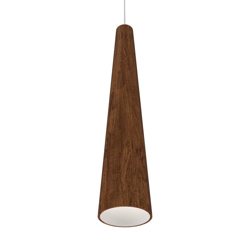 Accord Lighting 1276.06 One Light Pendant, Imbuia