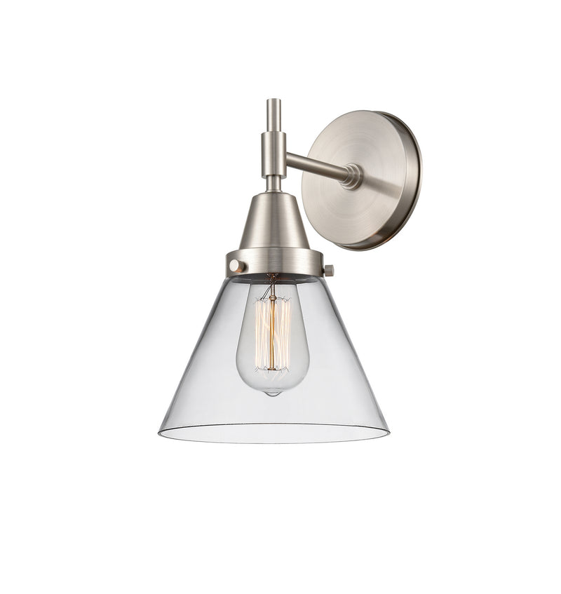 Innovations 447-1W-SN-G42 One Light Wall Sconce, Satin Nickel