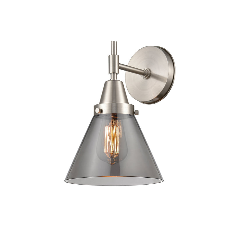 Innovations 447-1W-SN-G43 One Light Wall Sconce, Satin Nickel