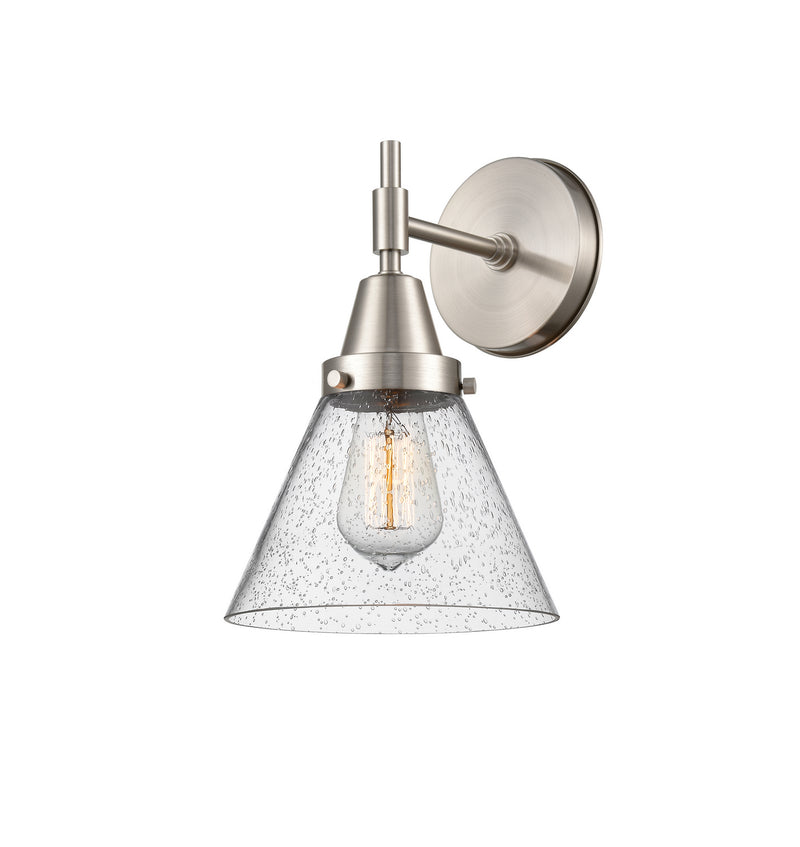 Innovations 447-1W-SN-G44-LED LED Wall Sconce, Satin Nickel