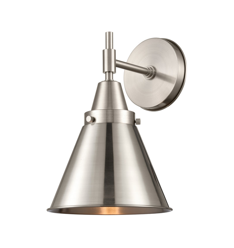 Innovations 447-1W-SN-M13-SN-LED LED Wall Sconce, Satin Nickel