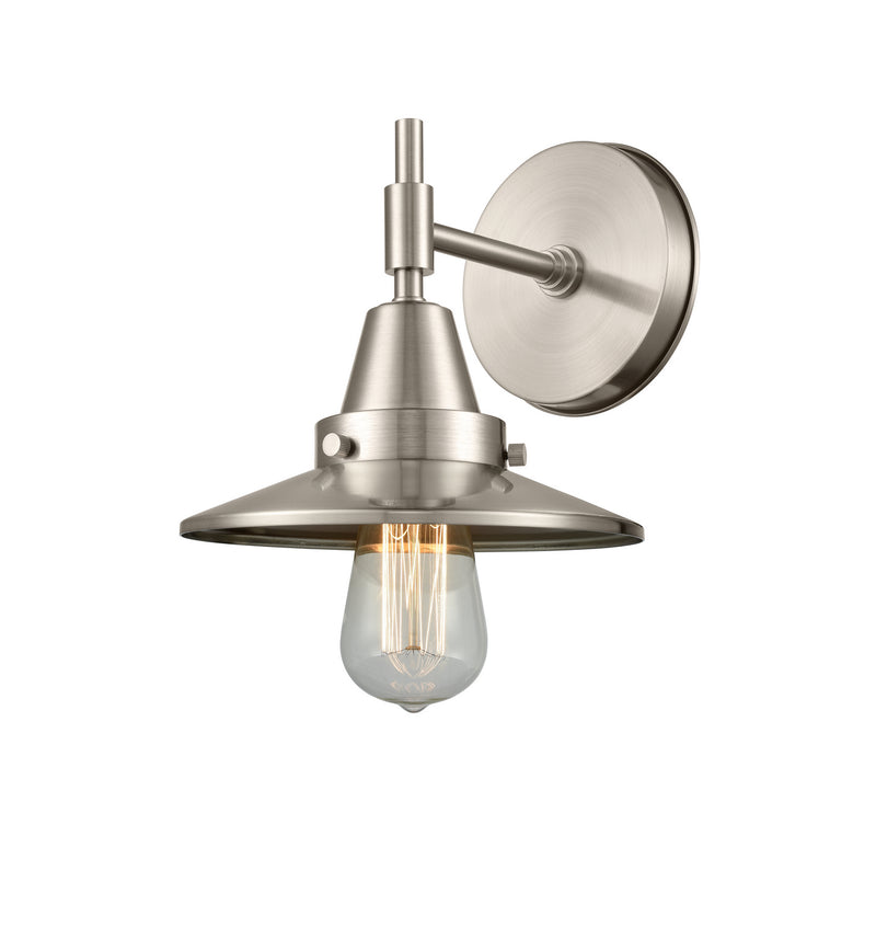 Innovations 447-1W-SN-M2-SN One Light Wall Sconce, Satin Nickel
