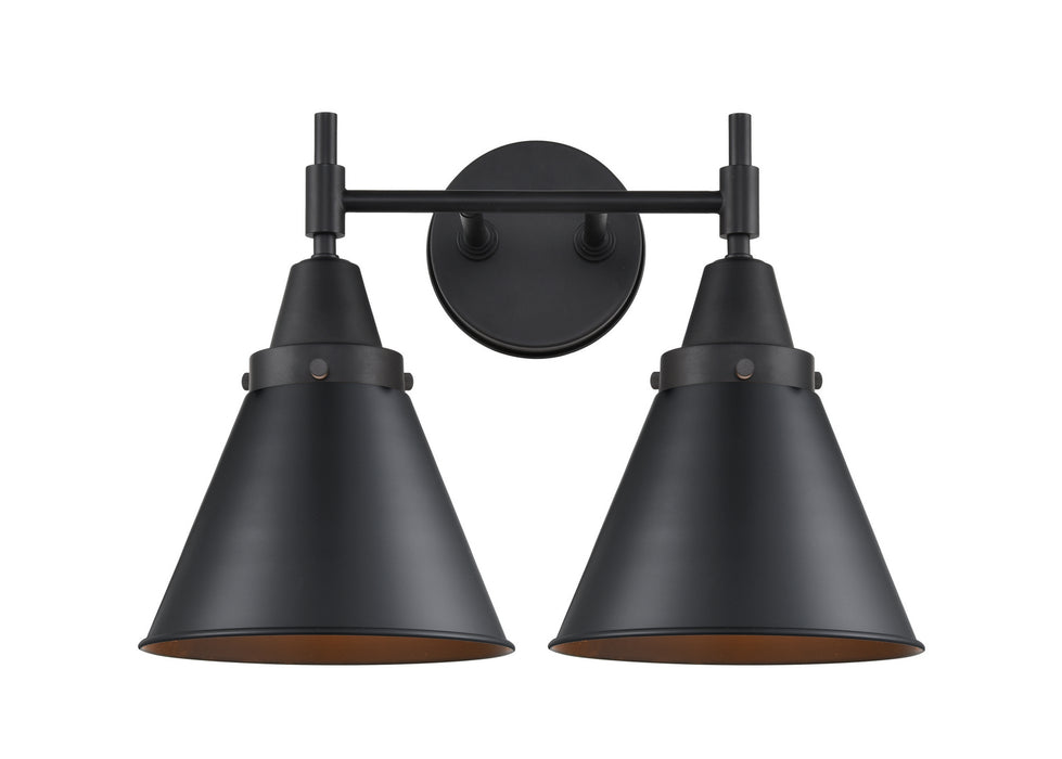Innovations 447-2W-BK-M13-BK-LED LED Bath Vanity, Matte Black