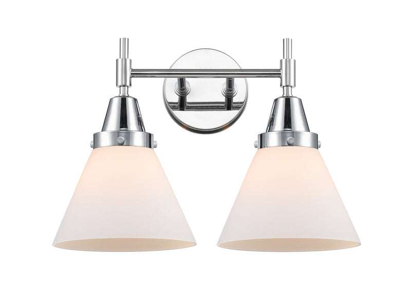 Innovations 447-2W-PC-G41 Two Light Bath Vanity, Polished Chrome