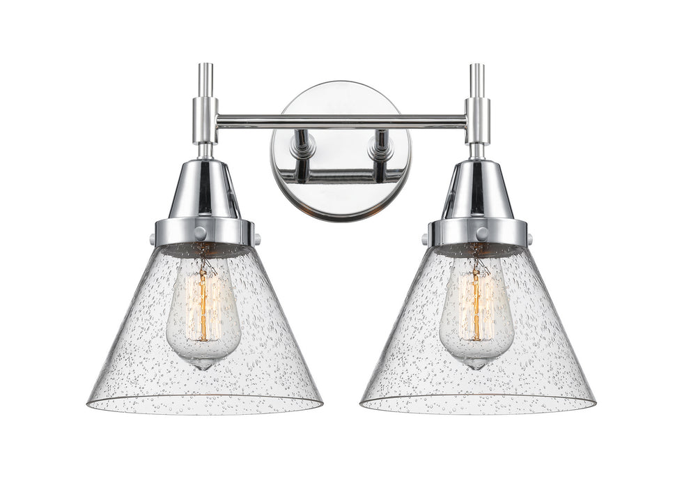 Innovations 447-2W-PC-G44 Two Light Bath Vanity, Polished Chrome