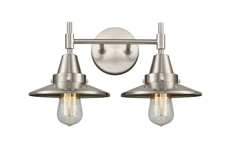Innovations 447-2W-SN-M2-SN-LED LED Bath Vanity, Satin Nickel