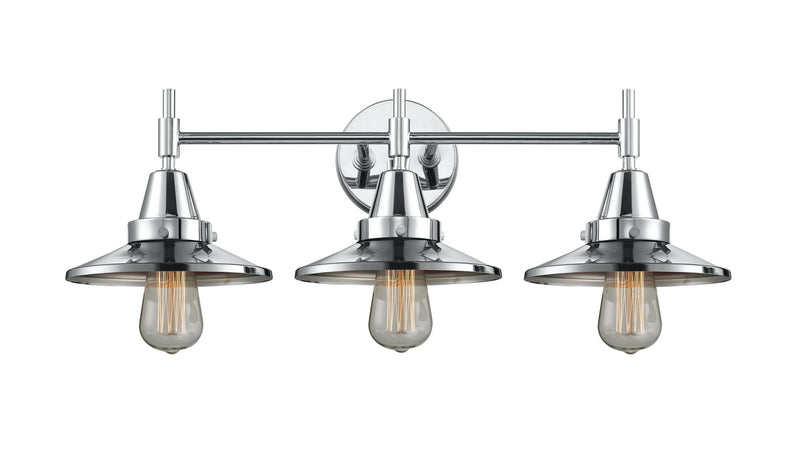 Innovations 447-3W-PC-M7-PC Three Light Bath Vanity, Polished Chrome
