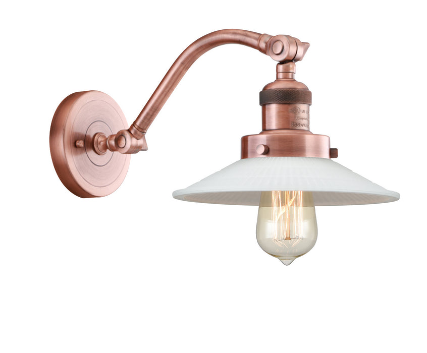 Innovations 515-1W-AC-G1 One Light Wall Sconce, Antique Copper