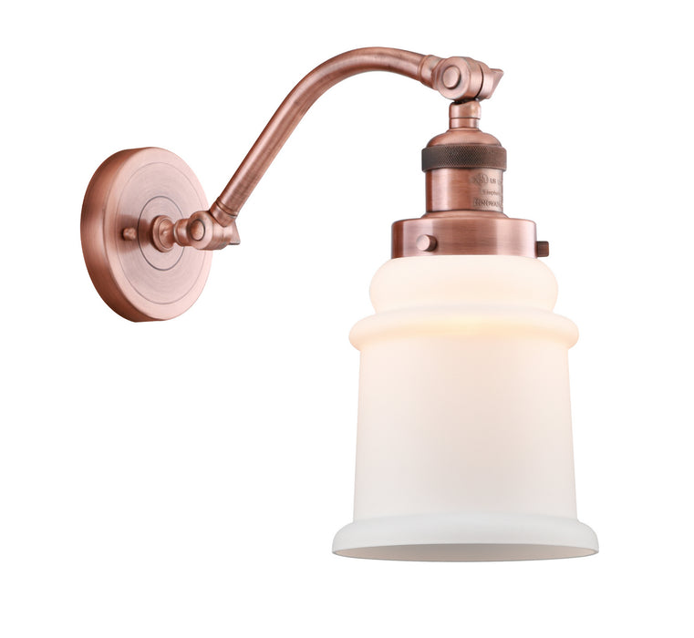 Innovations 515-1W-AC-G181 One Light Wall Sconce, Antique Copper