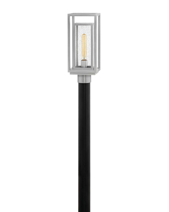 Hinkley 1001SI-LV LED Post Top or Pier Mount Lantern, Satin Nickel