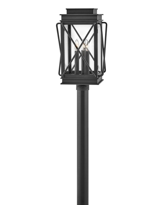 Hinkley 11191MB LED Post Top or Pier Mount Lantern, Museum Black