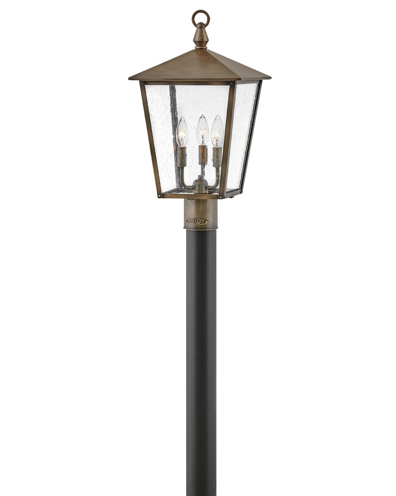 Hinkley 14061BU LED Post Top or Pier Mount Lantern, Burnished Bronze