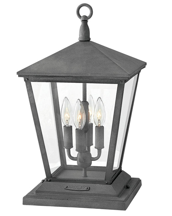 Hinkley 1437DZ-LV LED Pier Mount, Aged Zinc