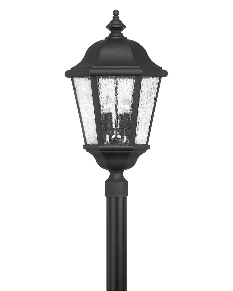Hinkley 1677BK-LV LED Post Top or Pier Mount Lantern, Black