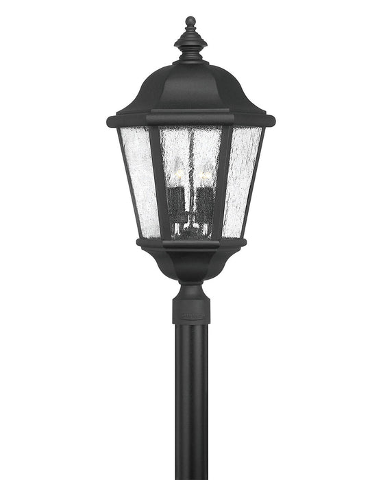 Hinkley 1677BK-LV LED Post Top or Pier Mount Lantern, Black