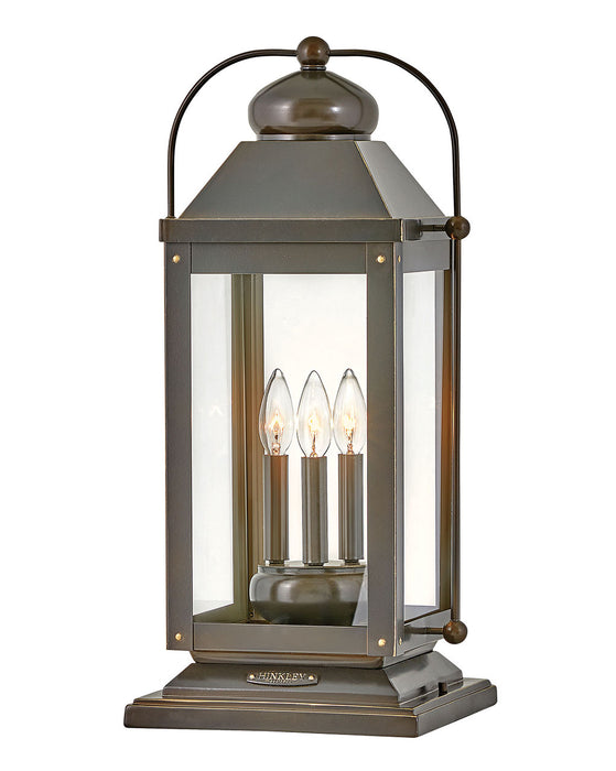 Hinkley 1857LZ-LV LED Pier Mount, Light Oiled Bronze