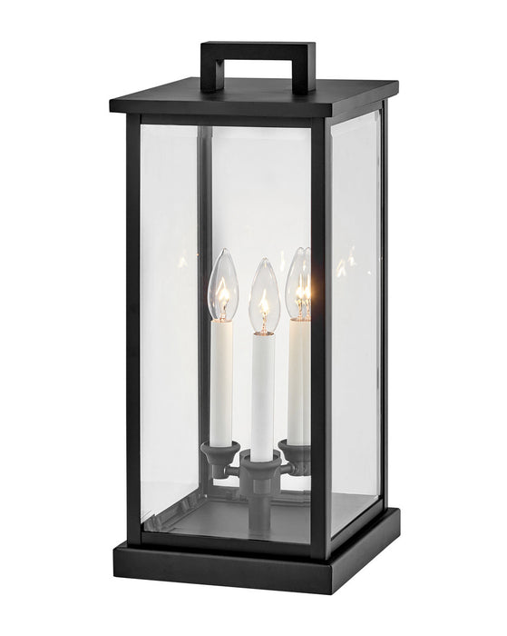 Hinkley 20017BK-LV LED Pier Mount, Black