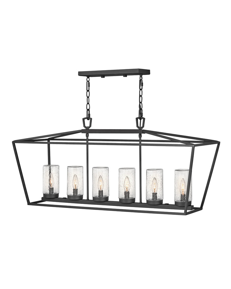 Hinkley 2569MB-LV LED Linear Chandelier, Museum Black
