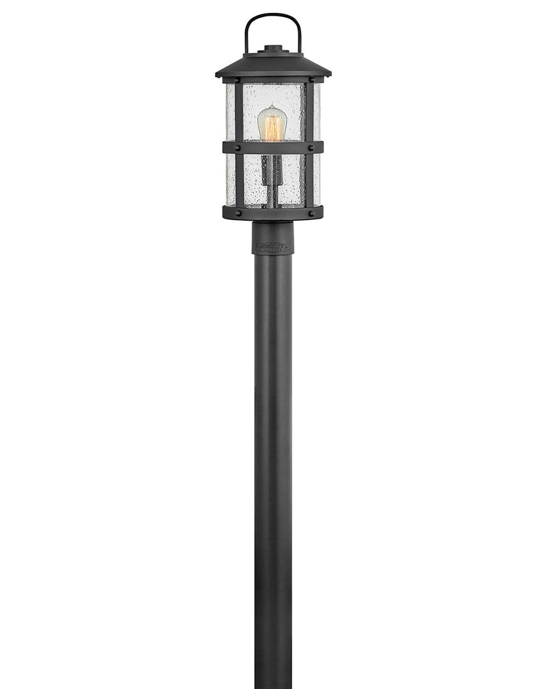Hinkley 2687BK-LV LED Post Top or Pier Mount Lantern, Black