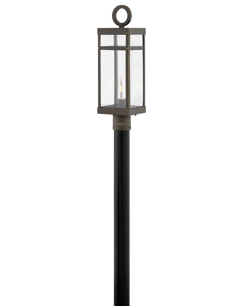Hinkley 2801OZ-LV LED Post Top or Pier Mount Lantern, Oil Rubbed Bronze