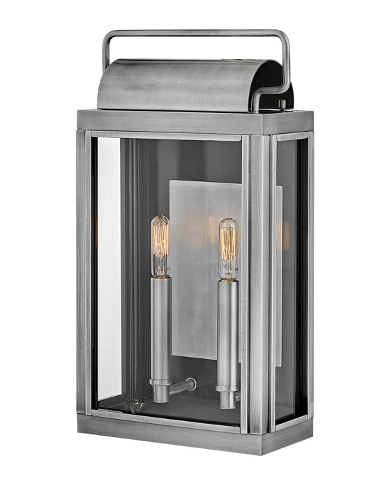Hinkley 2844AL LED Wall Mount, Antique Brushed Aluminum