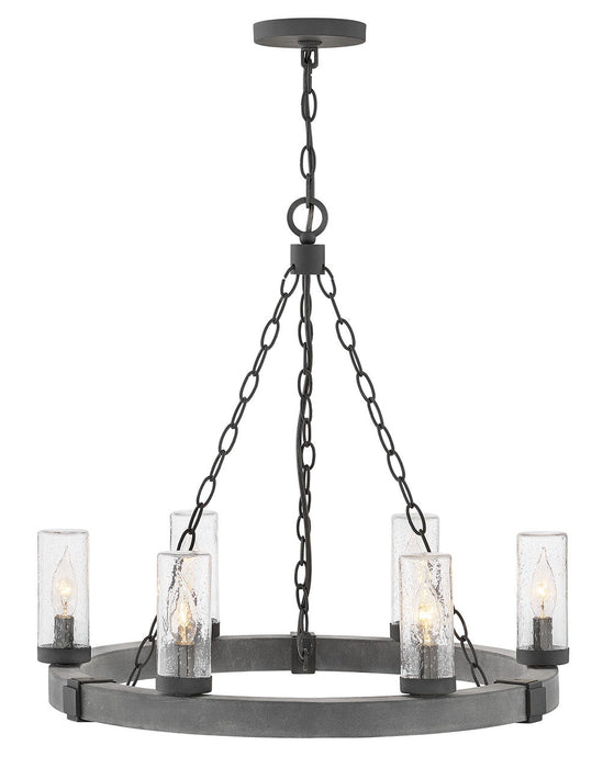 Hinkley 29206DZ-LV LED Outdoor Lantern, Aged Zinc