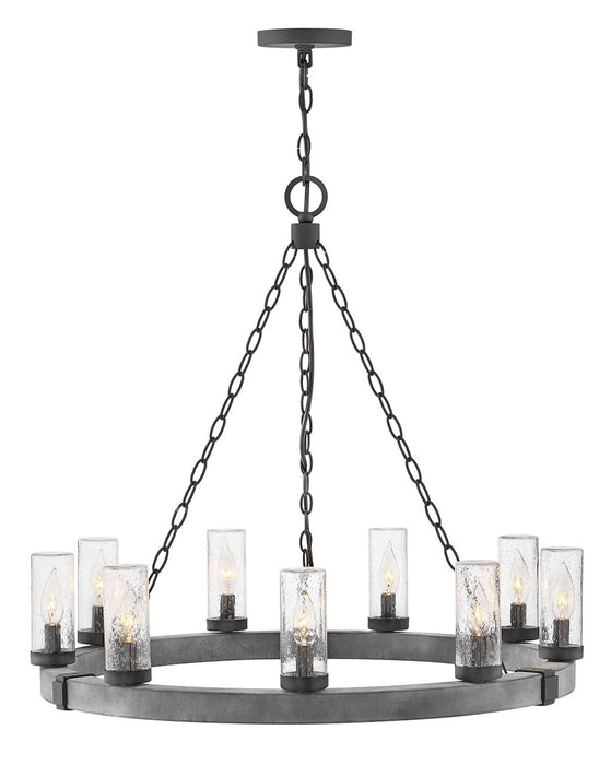 Hinkley 29208DZ-LV LED Outdoor Lantern, Aged Zinc