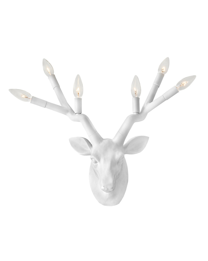 Hinkley 30602CI LED Wall Sconce, Chalk White