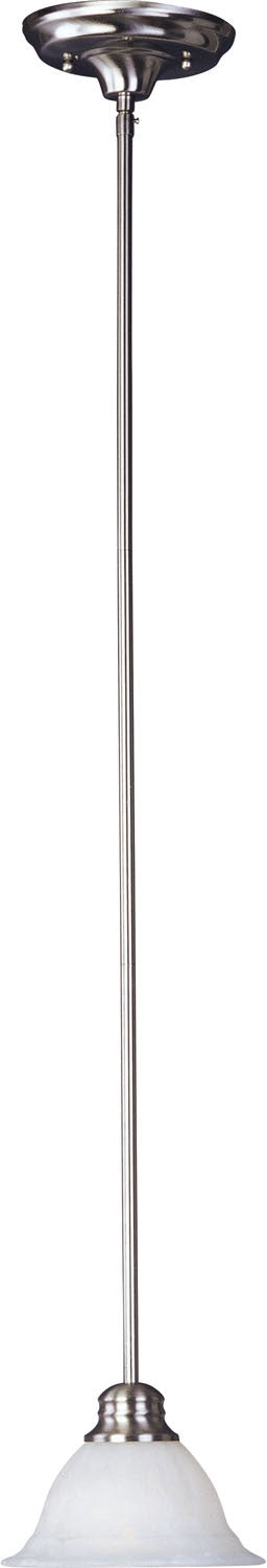 Maxim 91066MRSN One Light Mini Pendant, Satin Nickel