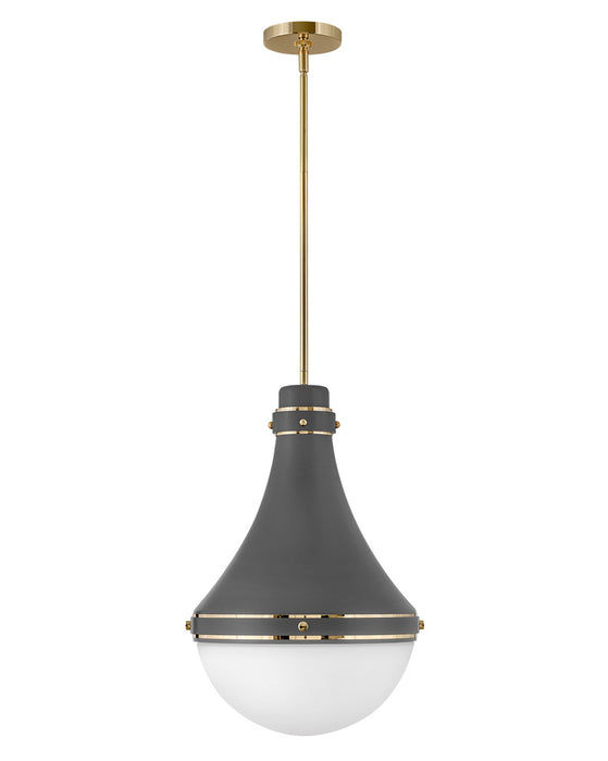 Hinkley 39054DMG LED Pendant, Dark Matte Grey