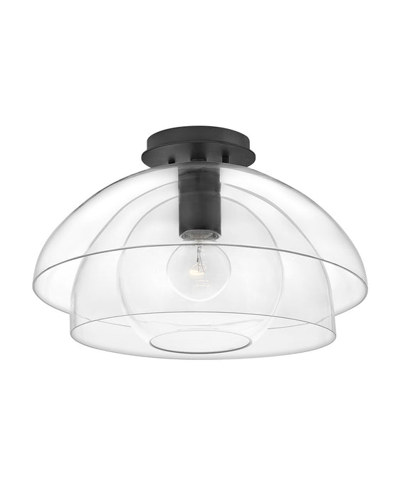 Hinkley 39061BLK LED Semi-Flush Mount, Black