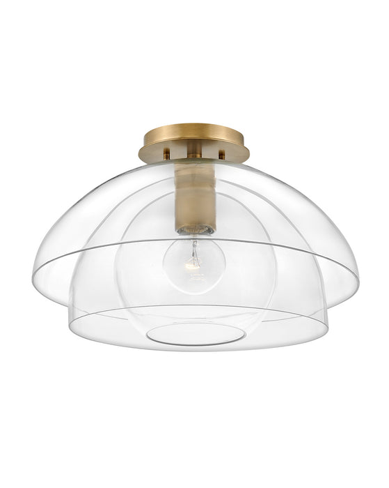 Hinkley 39061HBR LED Semi-Flush Mount, Heritage Brass