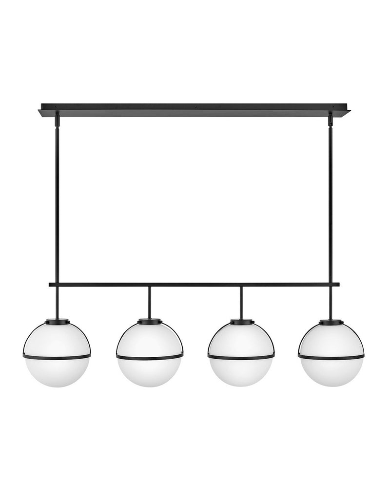 Hinkley 39675BK LED Linear Chandelier, Black