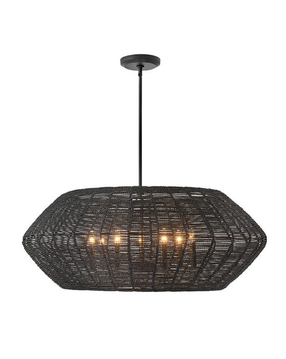 Hinkley 40385BLK LED Chandelier, Black