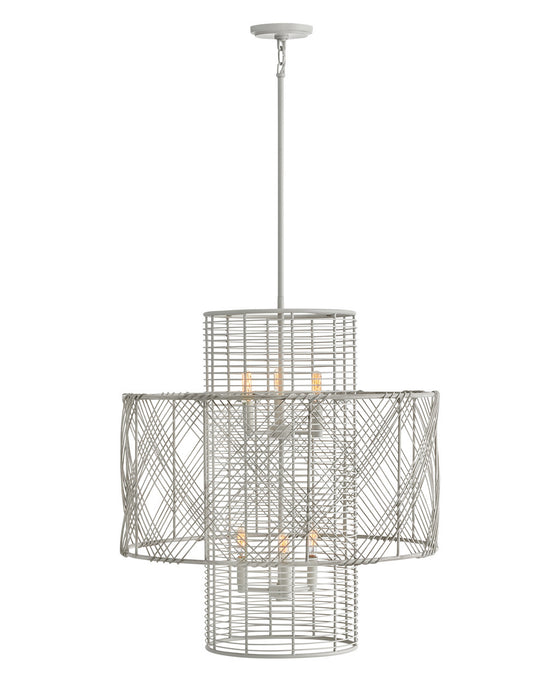 Hinkley 41065LAW LED Chandelier, Light Ashwood