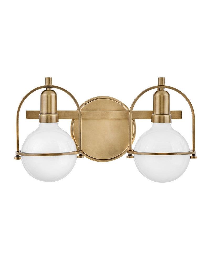 Hinkley 53772HB LED Vanity, Heritage Brass