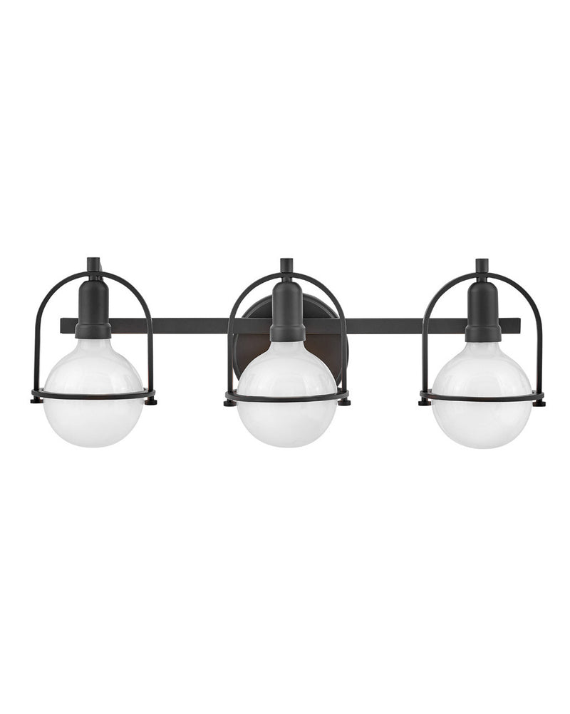 Hinkley 53773BK LED Vanity, Black